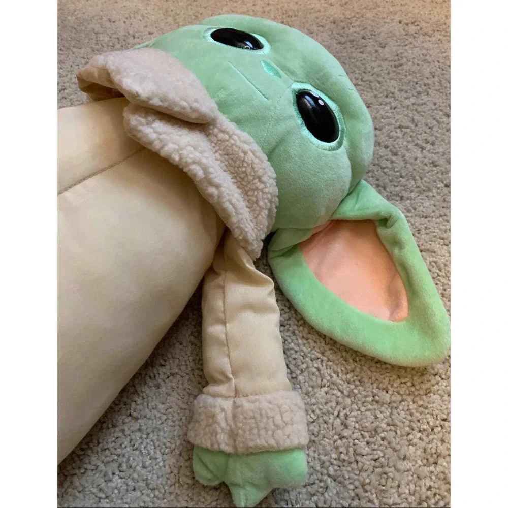 Baby Yoda Grogu Backpack and Plush Toy in 1 Soft Adorable Zip Close 16 Inch NWT